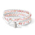 Pêche | Verre Sirène | Bracelet Wrap Lin Blanc